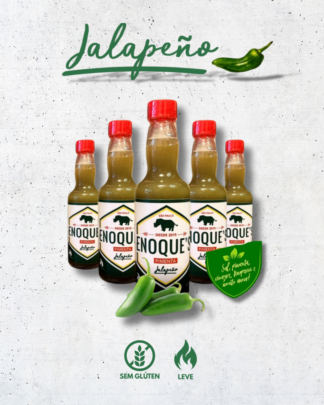 Molho de Pimenta Premium - Jalapeño